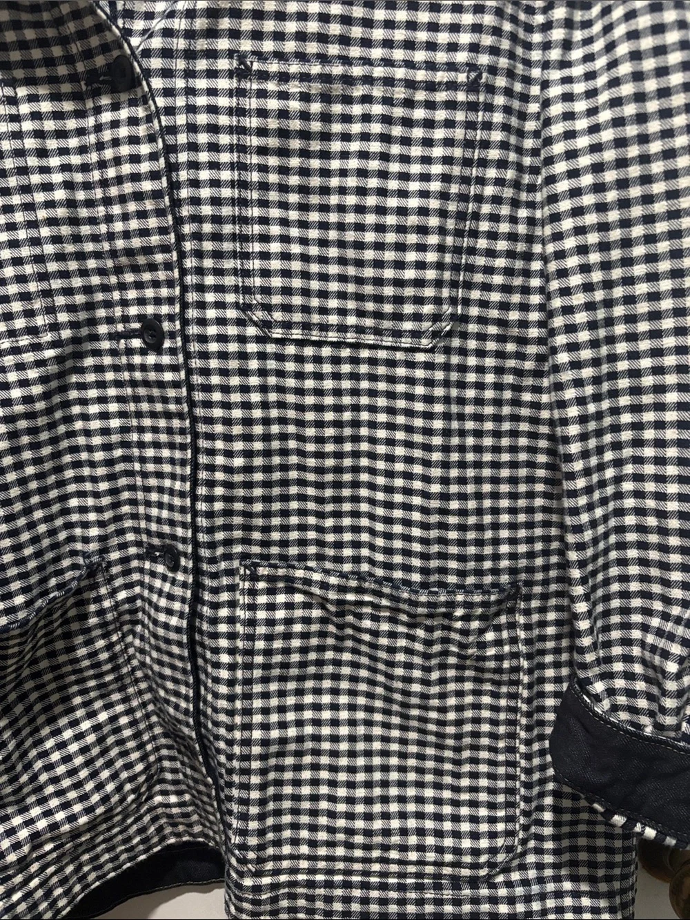 Gap x Doen gingham denim barn jacket - Picture 5 of 6